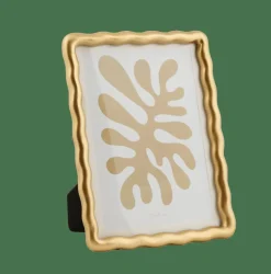 CASA FLOWY Cadre Photo Doré