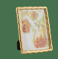 CASA FLOWY Cadre Photo Doré