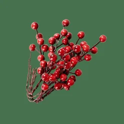 CASA FOAM Baies Décoratives Set De 12 Rouge