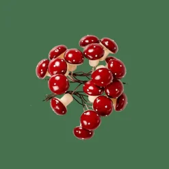 CASA FOAM Champignon Déco Rouge Foncé