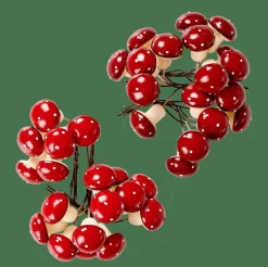 CASA FOAM Champignon Déco Rouge Foncé