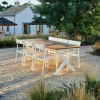CASA FORMAX & MAVAS Set De Jardin Natural/blanc