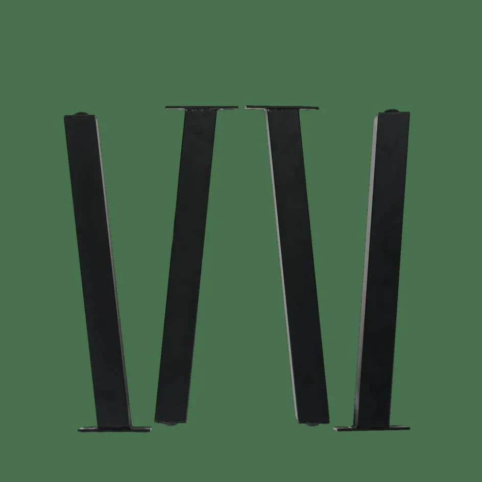 CASA FORMAX Table De Jardin Avec Pieds Noir