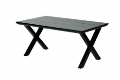CASA FORMAX Table De Jardin Avec Pieds X Noir