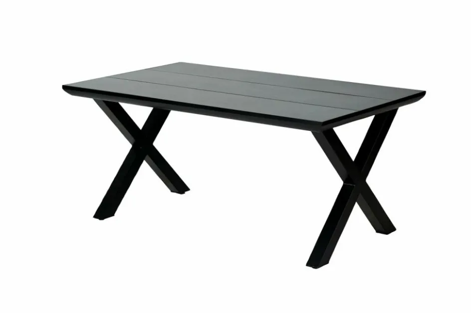 CASA FORMAX Table De Jardin Avec Pieds X Noir