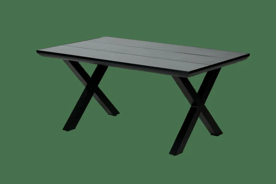 CASA FORMAX Table De Jardin Avec Pieds X Noir