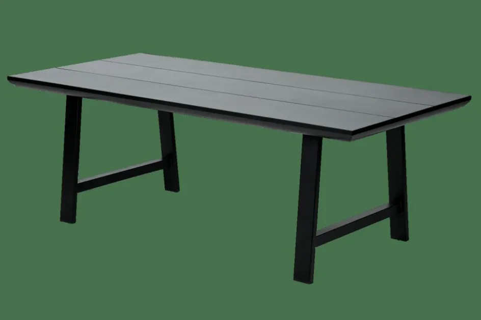 CASA FORMAX Table De Jardin Avec Pieds X Noir