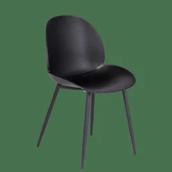 CASA FREYA Chaise De Salle à Manger Noir