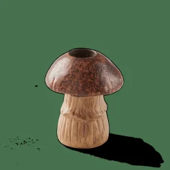 CASA FUNGI Bougeoir Brun