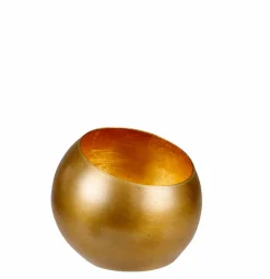 CASA GIMINI Support Bougie Chauffe-plat Cuivre