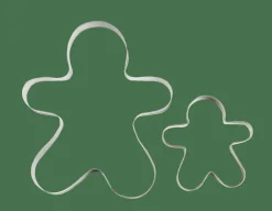 CASA GINGERBREAD Emporte-pièces Set De 2 Argent