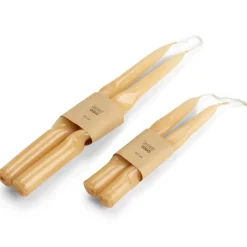 CASA GLOSSY Set De 2 Bougies Beige