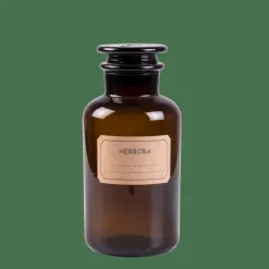 CASA HERBORA Pot à Provisions 1 L Brun