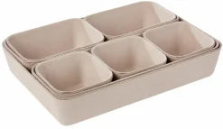 CASA HOLDA Portemanteau Mural 7 Crochets Naturel