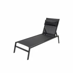 CASA HUGO Chaise Longue Set De 2 Noir