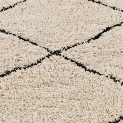 CASA IDRIS Tapis Blanc