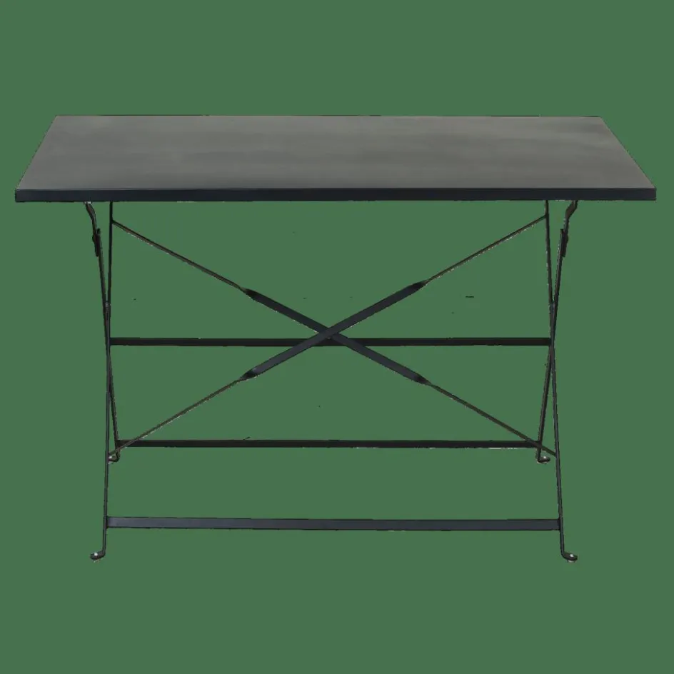 CASA IMPERIAL Ensemble Bistrot Rectangulaire Noir