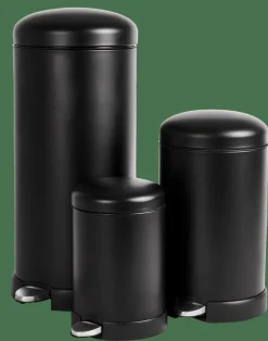 CASA INDUSTRIA Poubelle à Pédale 12 L Noir