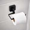 CASA INDUSTRIA Porte-rouleau WC Avec Ventouse Noir