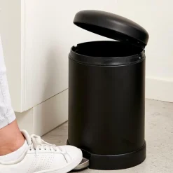 CASA INDUSTRIA Poubelle à Pédale 5l Noir