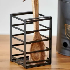 CASA INDUSTRIA Support Ustensiles De Cuisine Noir