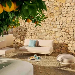 CASA ISLAND ECO Coussin De Jardin Chaise Longue Aqua