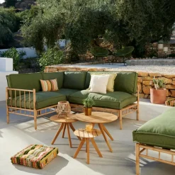 CASA ISLAND ECO Coussin De Jardin Chaise Pliante Aqua