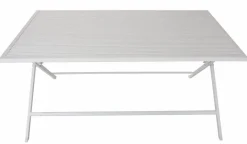 CASA JESSE Ensemble Bistrot Rectangulaire Blanc