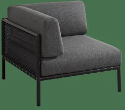 CASA JUMBO Fauteuil De Coin Noir