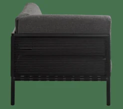 CASA JUMBO Fauteuil De Coin Noir