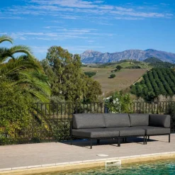 CASA JUMBO Fauteuil De Coin Noir