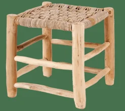 CASA KANAI Tabouret 2 Tailles Tabouret Grand Naturel