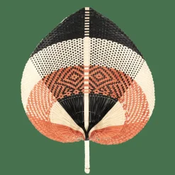 CASA LANKA Éventail Noir, Brun, Naturel