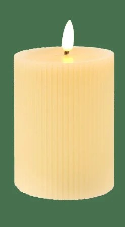 CASA LED Bougie Avec LED Brun