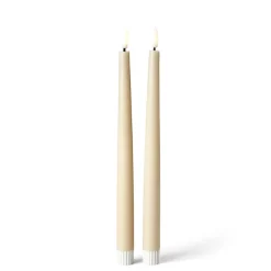 CASA LED Bougie Dîner Led Crème