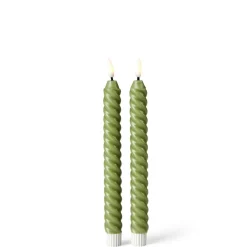 CASA LED Bougie Dîner Led Vert