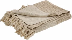 CASA LINNE Coussin Brun