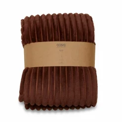 CASA LINNE Coussin Brun