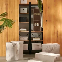 CASA LINOLUX Panier à Linge Beige