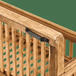 CASA LINOS Étagère à Suspendre Naturel