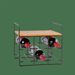 CASA LIZE Porte-bouteilles Noir