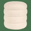 CASA LOBBY Pouf Blanc Cassé