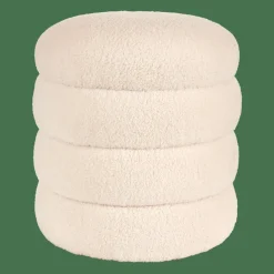 CASA LOBBY Pouf Blanc Cassé