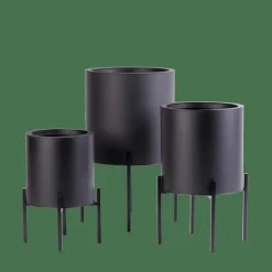 CASA LOUNGE Pot De Jardin Noir