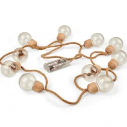 CASA LUMIERE Guirlande Lumineuse Transparent, Naturel