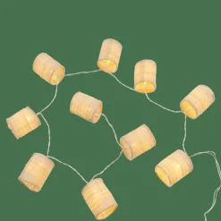 CASA LYNN Guirlande Lumineuse 10 LEDs Beige