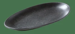 CASA MAGMA Assiette Ovale Noir