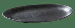 CASA MAGMA Assiette Ovale Noir