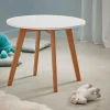 Enfant CASA MATHIAS Table Pour Enfants Blanc, Naturel
