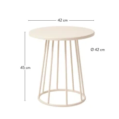 CASA MILLER Table D'appoint Sable